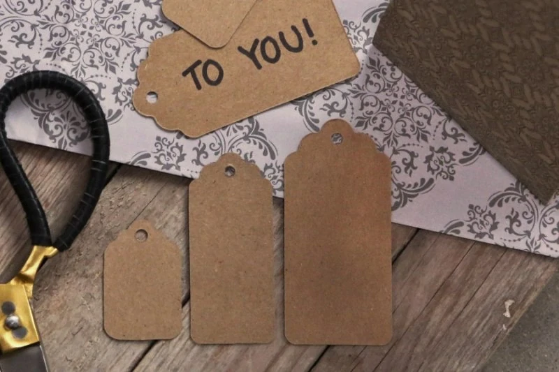 Papírové štítky Chic Antique - set 10ks