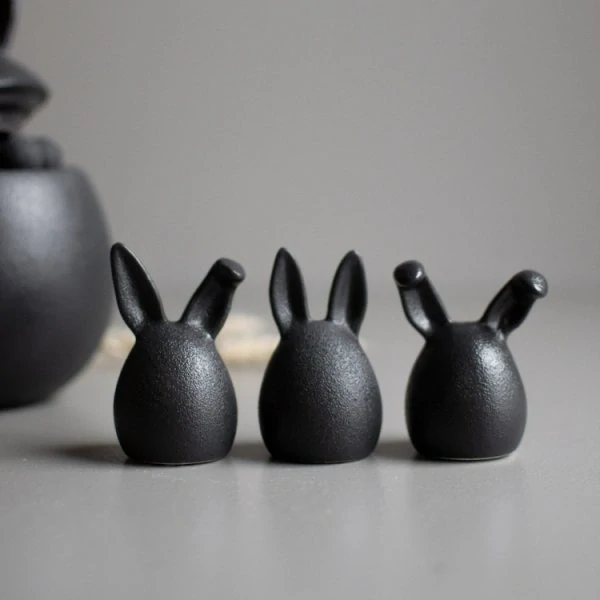 Velikonoční zajíčci Triplets Cast Iron – set 3 ks