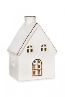 Porcelánový domeček – svícen