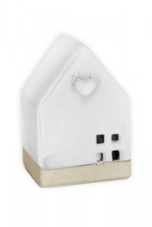 Porcelánový domeček s LED světlem