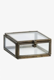 Skleněný box MINI staromosaz