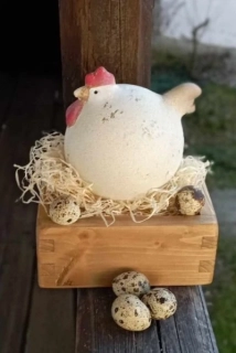 Slepička keramická - béžová