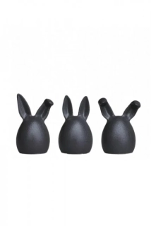 Velikonoční zajíčci Triplets Cast Iron – set 3 ks