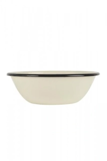 Miska smaltovaná 16,5 cm smetanová