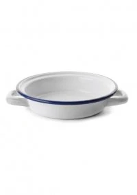 Smaltovaná miska s uchy 22 cm